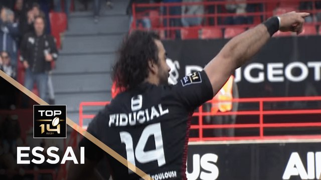 TOP 14 - Essai Yoann HUGET 2 (ST) - Toulouse - Brive - J18 - Saison 2017/2018
