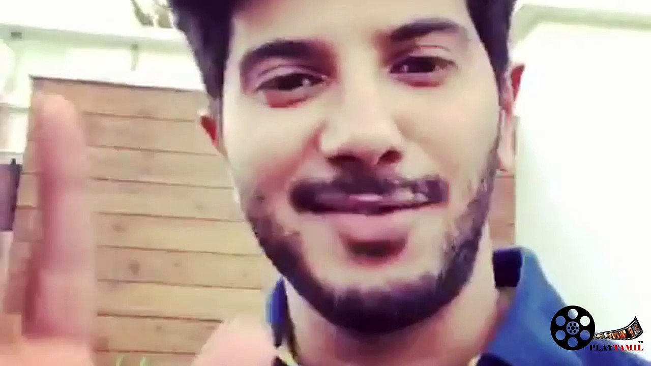 For Kannum Kannum Kollaiyadithaal crime tamil movie Dulquer Salmaan introducing his best friend & partner