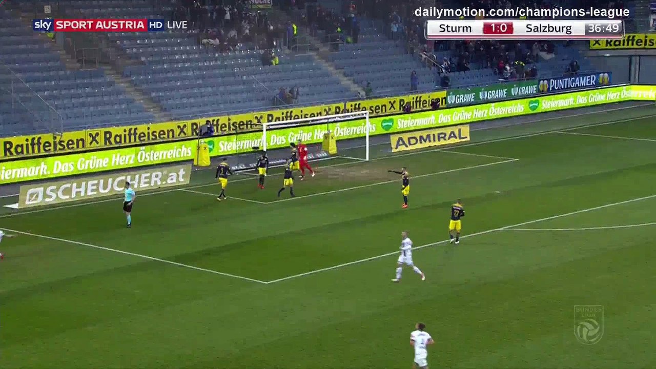 Stefan Hierlander Goal HD - Sturm Graz 1 - 0 Salzburg - 25.02.2018 (Full Replay)