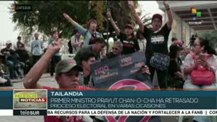 Tailandia: ciudadanos realizan mitin para exigir elección democrática