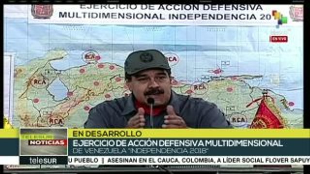 Venezuela realiza ejercicios cívico militares en defensa de la patria