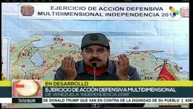 Venezuela: Pdte. Maduro encabeza Ejercicios Cívico Militares 2018