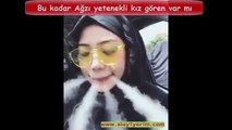 Bu kadar ağzı yetenekli kız gören var mı