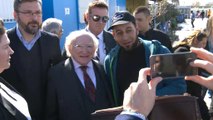 Irlands Präsident preist griechische Willkommenskultur