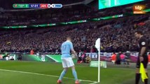 Vincent Kompany Goal - Arsenal 0-2 Manchester City - 25.02.2018