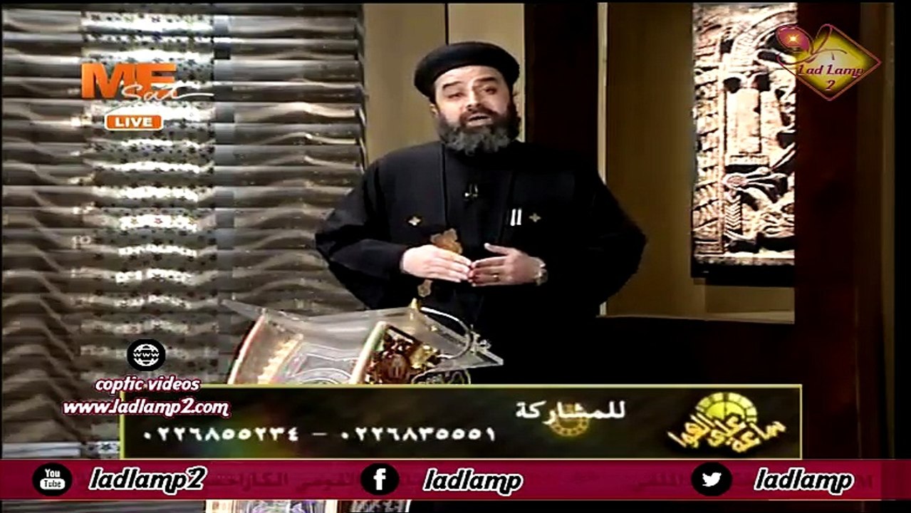 الأرشاد ✟ أبونا موسي نصرى فى ساعة على الهواء ـ✟...