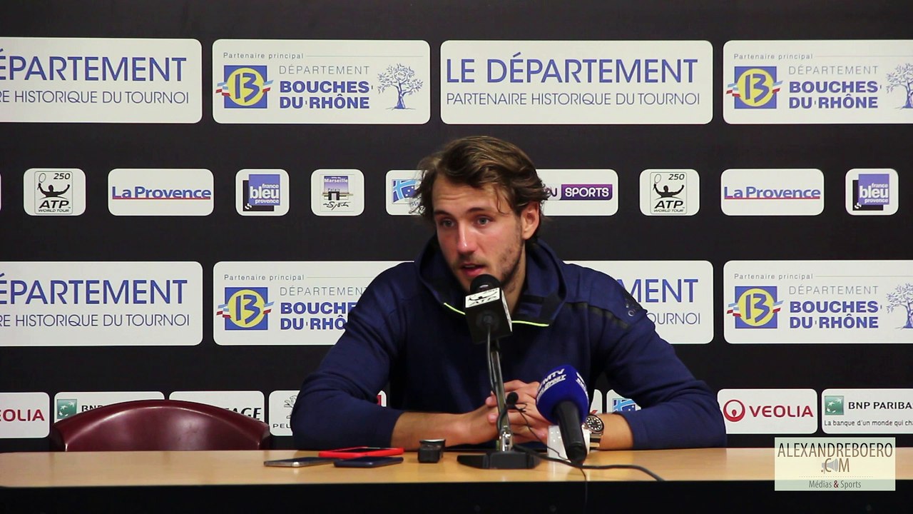 Open 13 - Interview de fin de tournoi de Lucas Pouille