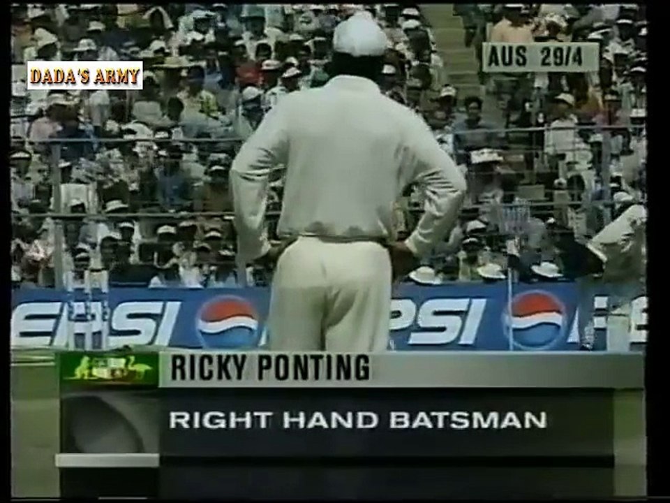 [MP4 480p] Sourav Ganguly's MAGICAL BOWLING SPELL 3_28 Against Australia In 2nd Test 1998 At Eden Garden's
