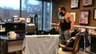 Rusev visits the printers of his "Happy Rusev Day" shirts