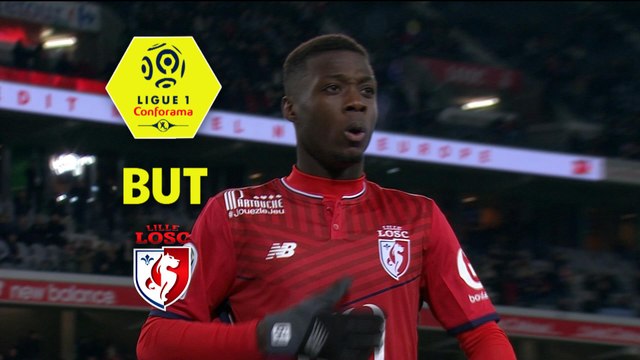 But Nicolas PEPE (88ème) / LOSC - Angers SCO - (1-2) - (LOSC-SCO) / 2017-18