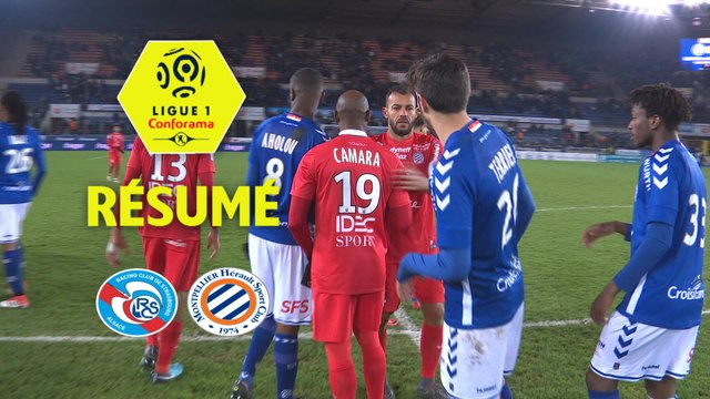 RC Strasbourg Alsace - Montpellier Hérault SC (0-0) - Résumé - (RCSA-MHSC) / 2017-18
