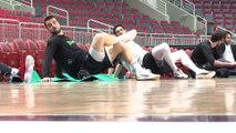 A Milli Basketbol Takımı'nda Letonya maçı hazırlıkları - RİGA