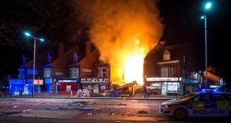 İngiltere'nin Leicester Şehrinde Büyük Patlama!