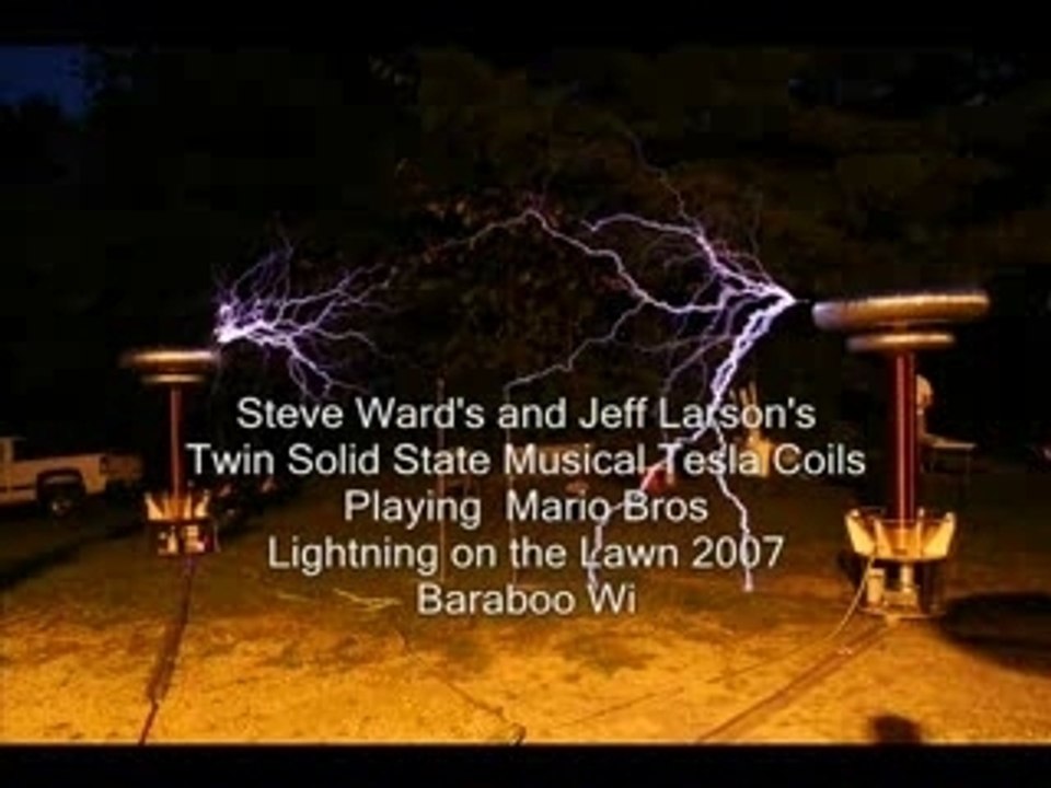 Bobine Tesla en musique