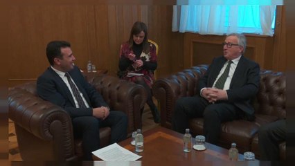 El presidente de la Comisión Europea de viaje en Macedonia