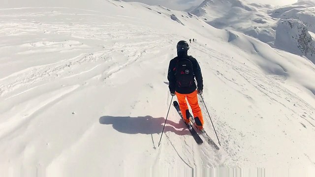 Tignes 2018 - Envers de Campanules avec Joris