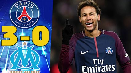 Paris Saint Germain vs Marseille 3 - 0 Highlights 25.02.2018 HD