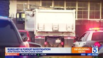 Burglar Uses Dump Truck to Steal ATM, Lead Police on Chase
