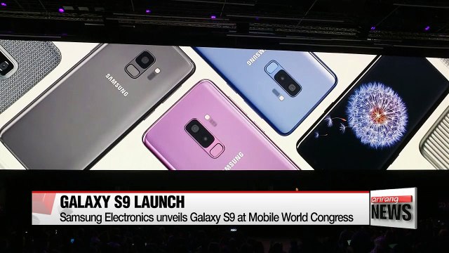 Samsung Electronics unveils Galaxy S9 at Mobile World Congress
