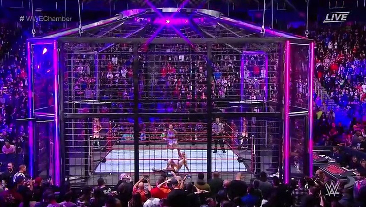 WWE Elimination Chamber 25th February 2018- WWE Elimination Chamber 2_25_18 beyley vs sasha banks vs mickie james  vs alexa bliss vs Mandy Rose vs  Sonya Deville Part 2