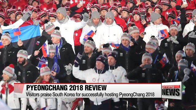 South Korea praised for hosting successful PyeongChang Winter Olympics