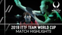 2018 Team World Cup Highlights I Zhu Yuling vs Kasumi Ishikawa (Final)