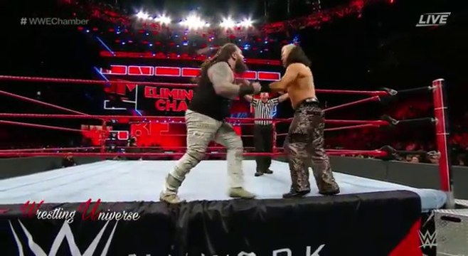 Woken Matt Hardy Vs Bray Wyatt - WWE Elimination Chamber February 25th 2018 Highlights