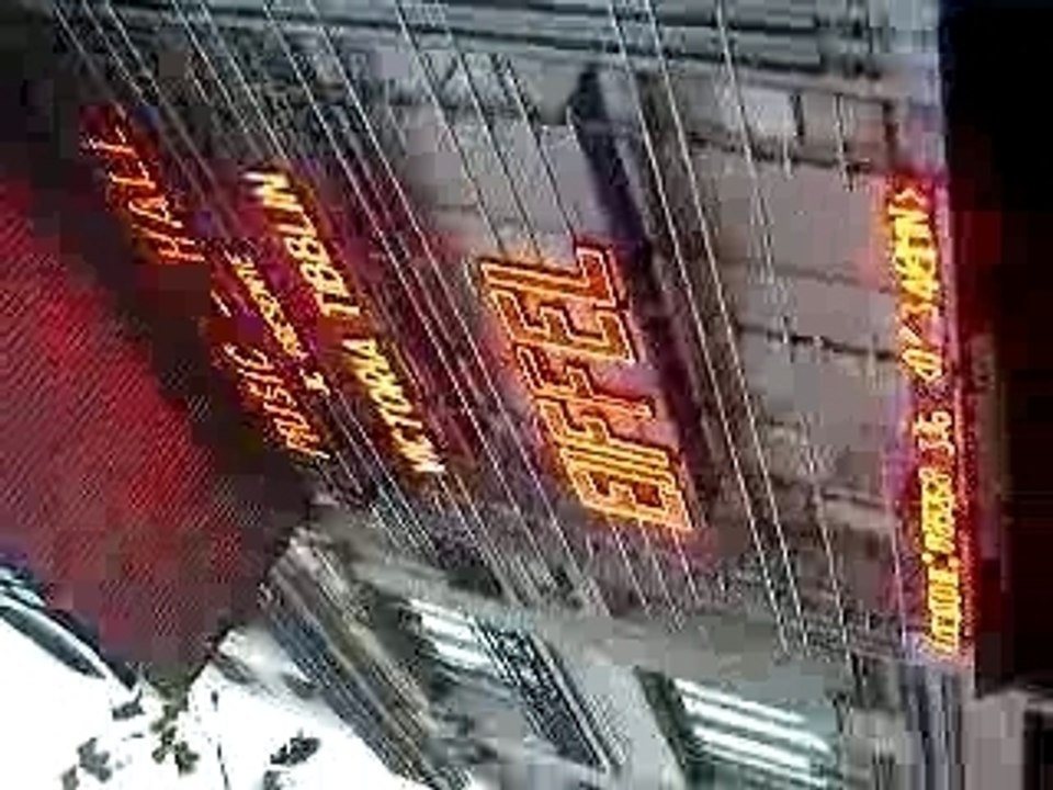 arrivée à l'Olympia
