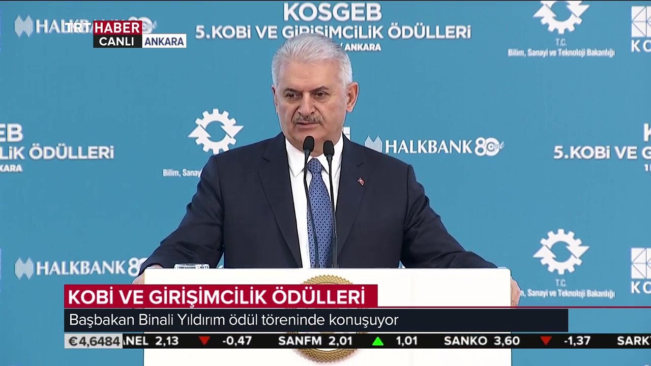 Başbakan Yıldırım'dan KOBİ'lere müjde