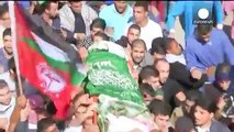 Grief and protest in the West Bank as seven Palestinians laid to rest
