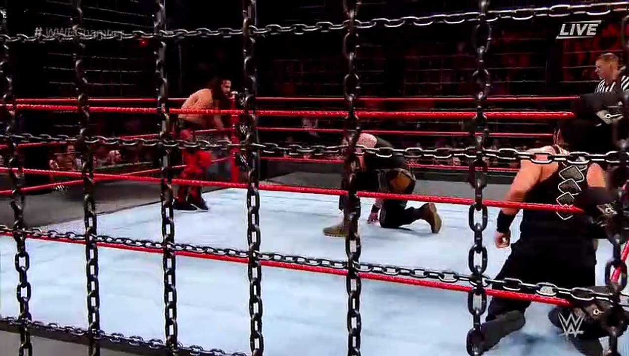 WWE Elimination Chamber 25th February 2018 Roman reigns vs braun strowman - WWE Elimination Chamber 2/26/18