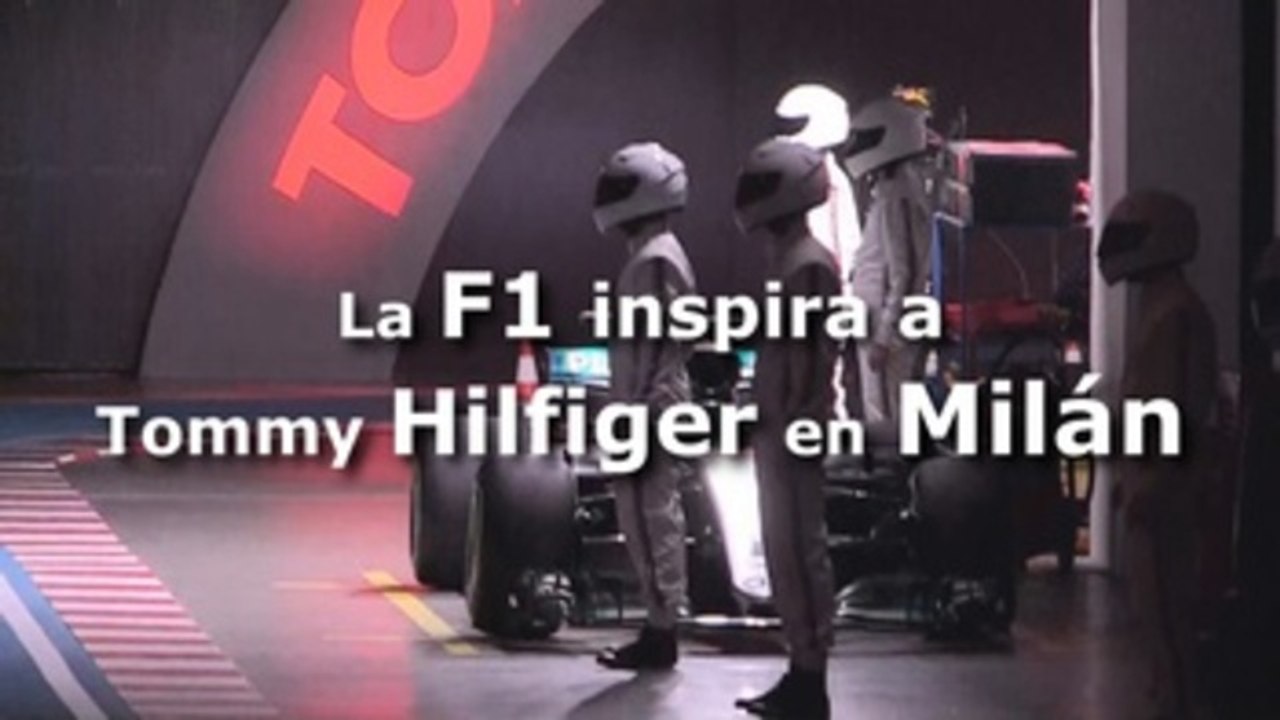 Las carreras de automóviles unen a Hilfiger y Hadid en la pasarela de Milán