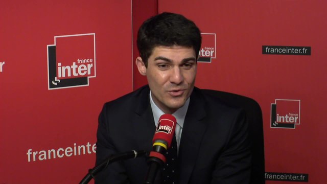 Aurélien Pradié au micro d'Hélène Fily