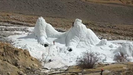 هذا الصباح-جبال الثلج الصناعية تروي قرى الهيملايا