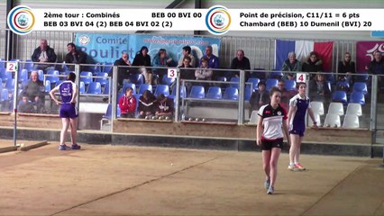 Second tour intégral, Club Elite Féminin, demi-finale aller, Bourg-en-Bresse contre Bièvre Isère,, saison 2017-2018