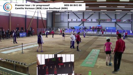 Premier tour, tir progressif, Club Elite Féminin, demi-finale aller, Bourg-en-Bresse contre Bièvre Isère,, saison 2017-2018