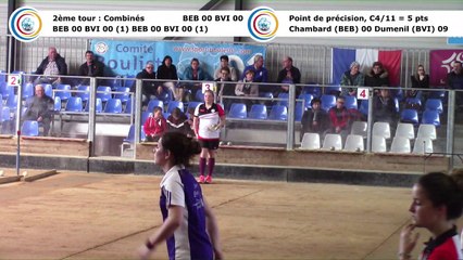 Second tour, point de précision, Club Elite Féminin, demi-finale aller, Bourg-en-Bresse contre Bièvre Isère,, saison 2017-2018