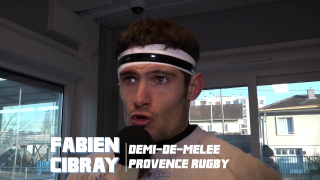 Bourg-en-Bresse / Provence Rugby : la reaction de Fabien Cibray