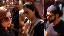 Farah Khan, Farhan Akhtar, Tabu Visit Anil Kapoor Home For Sridevi Final Journey