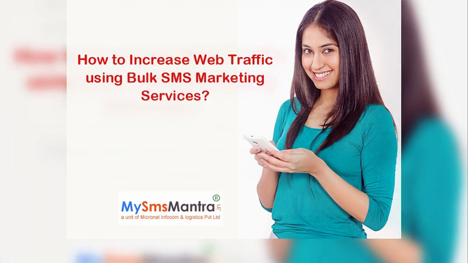 ⁣How to increase web traffic using bulk sms marketing services ?