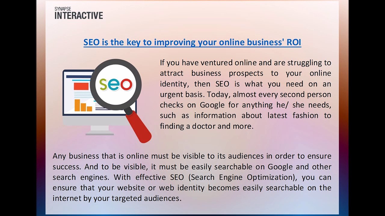 SynapseInteractive Top SEO company in India