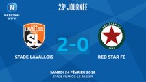 J23 : Stade Lavallois - Red Star (2-0), le résumé