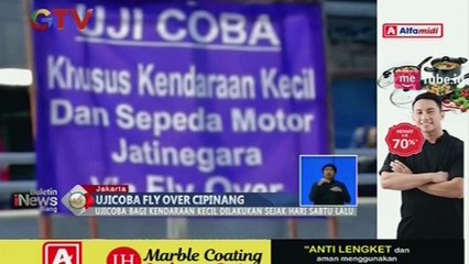 Dishub DKI Jakarta Lakukan Uji Coba Fly Over Cipinang