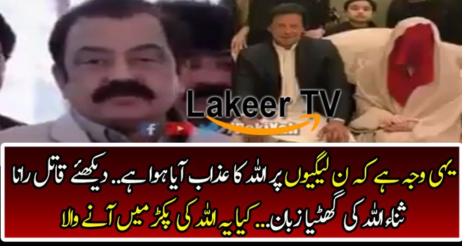 Very Cheap Language of Rana Sanaullah Against Imran Khan