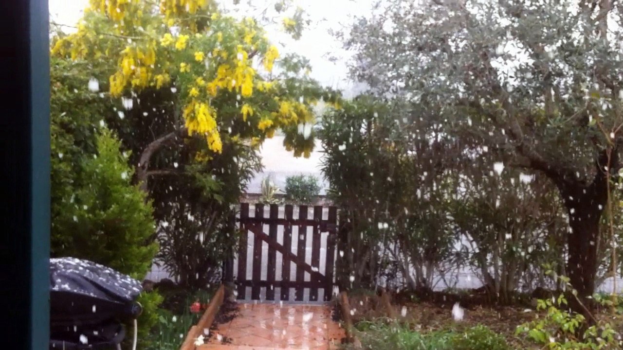 Neige sur Auribeau - 26/02/2018