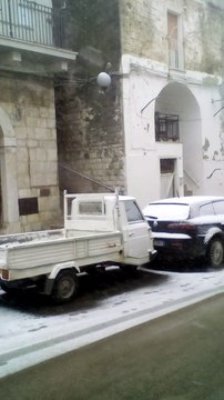 Nevicata a Minervino Murge - febbraio 2018