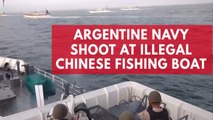 Argentine Navy shoot at illegal Chinese fishing boat