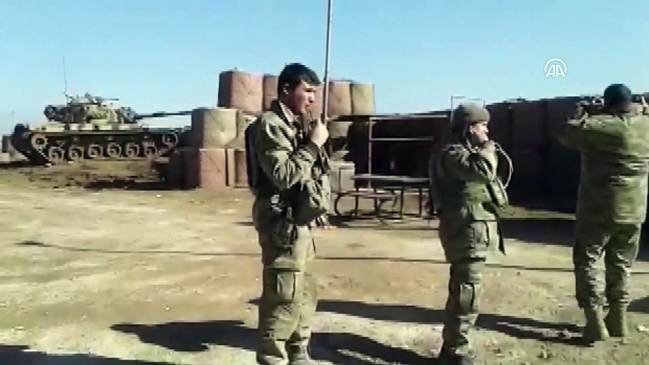 Zeytin Dalı Harekatı - Türk tanklarının hedefleri vurma anı - AFRİN