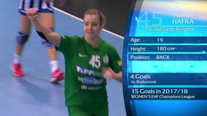 WOMEN'S EHF Champions League - Rookie of Main Round 4: Noemi Hafra
