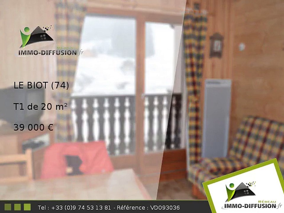 T1 A vendre Le biot 20m2 - MONTAGNE